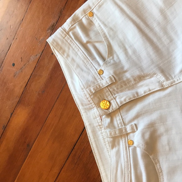 Tory Burch Cropped Logo Jean - Picture 3 of 5